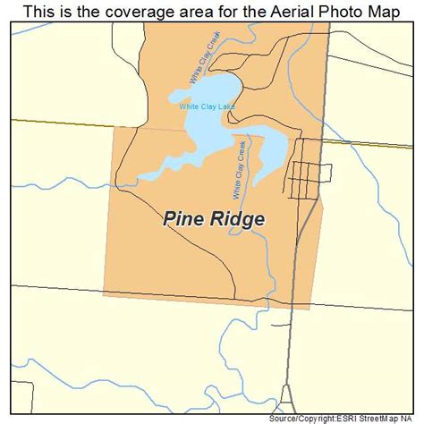 Aerial Photography Map Of Pine Ridge Ne Nebraska