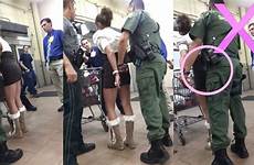 shoplifting caught young woman