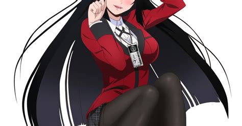 Kakeguruijabami Yumeko Hyper Cute Seifuku Neko Pose Render Ors Anime