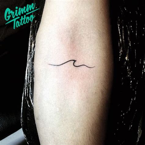 What do wave tattoos symbolize? wave tattoo on left arm | Waves tattoo, Small tattoos ...