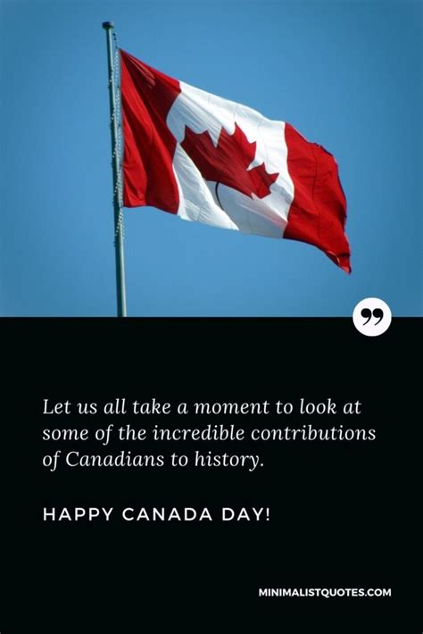 Canada Day Quote With Image A Perfect Day To Remember How Far We’ve Come We Are The Proud
