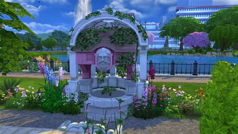 The Sims 4 Romantic Garden Stuff New Fountain Render
