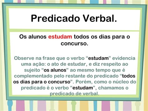 Exemplos De Predicado Verbo Nominal Askschool