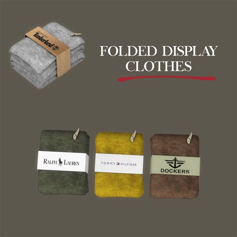 Lana Cc Finds Folded Display Clothes By Leosims Sims 4 Sims Sims