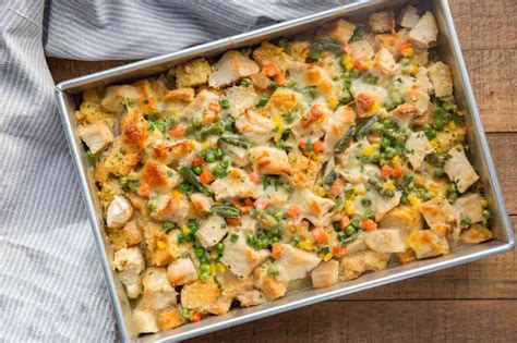 Would you like my recipe? Leftover Turkey Casserole made with leftover turkey, cheesy gravy, and cornbread is the PERF ...