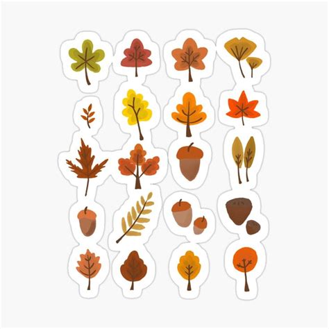 Autumn Sticker By Sumudubc Autumn Stickers Art Prints Stickers