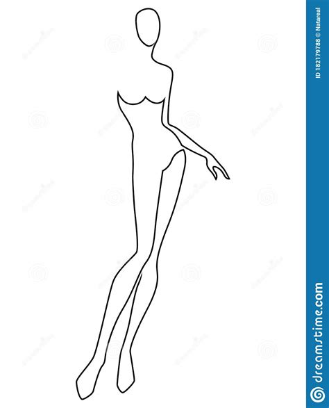 Maybe you would like to learn more about one of these? Outline of the woman body stock vector. Illustration of ...
