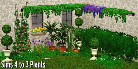 Lana Cc Finds Sims Plant Decor Sims 4