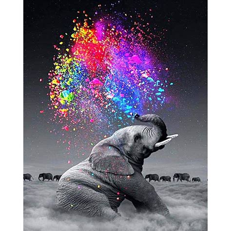 Colorful Elephant Artisticsg