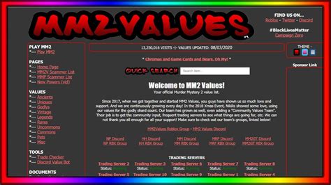 All values are based in seers. MM2 Value List Update: 8/3/20 - YouTube