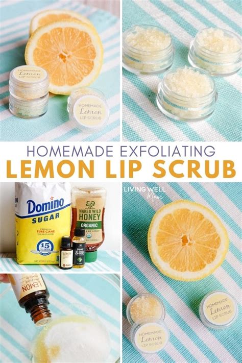 Exfoliating Diy Lip Scrub Recipe Living Well Mom