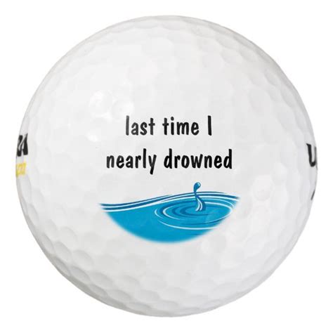 Funny Novelty Golf Balls Golf Ball Golf Quotes Funny