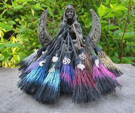 Small Miniature Witchs Altar Broom Witchs Car Etsy Witches Altar