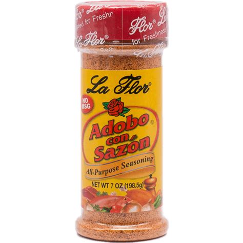 La Flor Adobo Con Sazon Salt Spices And Seasonings Foodtown