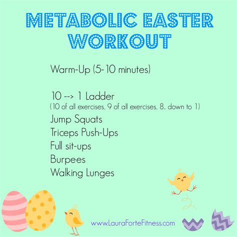 Metabolic Easter Workout Workout Warm Up Workout Videos Workout