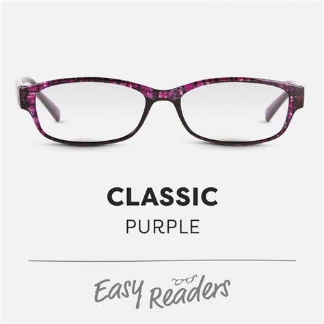 Easy Readers Classic Purple Reading Glasses If