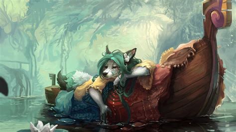 Wallpaper Illustration Anime Dragon Furry Anthro Mythology