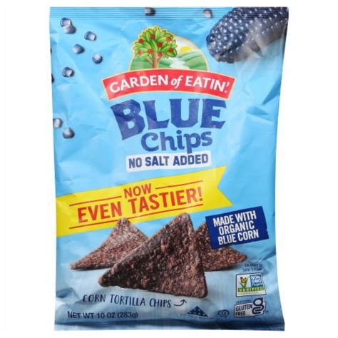 garden of eatin ® no salt added blue corn tortilla chips 10 oz fry s food stores