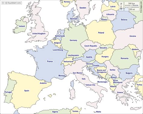 Europa Mappa Gratuita Mappa Muta Gratuita Cartina Muta Gratuita Stati
