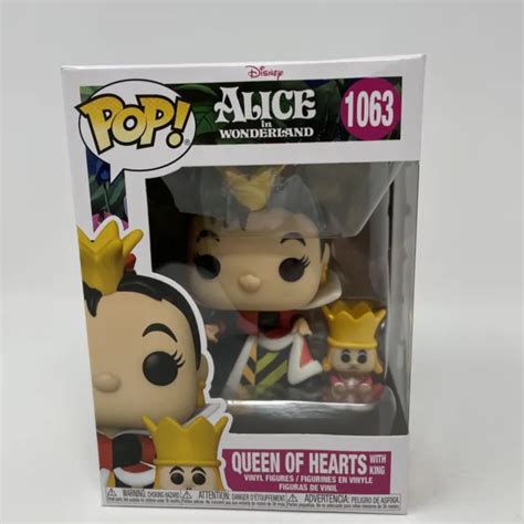 Funko Pop Disney Alice In Wonderland Queen Of Hearts With King 1063 W