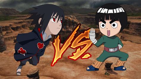 Sasuke Vs Rock Lee Naruto Shippuden Nsr Game Play Youtube