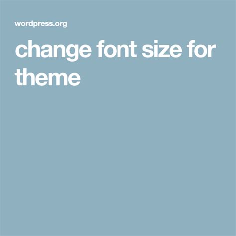 Can i change the font size in the script editor? change font size for theme | Fonts, Theme, Change