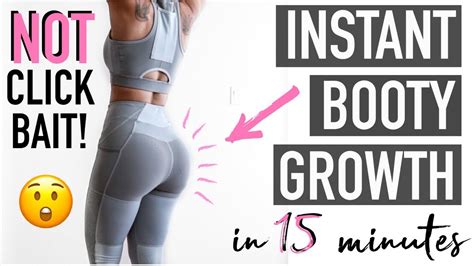 Grow Your Booty IN 15 MINUTES Workout INSTANT RESULTS YouTube