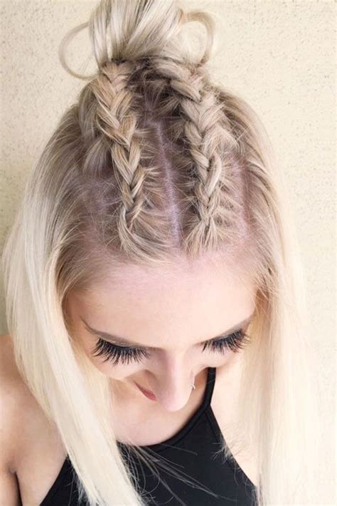 These short hairstyles or haircuts are also good for summers and easy to carry. 24 Dazzling Ideas of Braids for Short Hair | Hair lengths ...