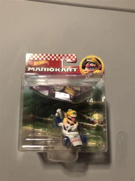 New Hot Wheels Super Mario Kart Wario B Dasher Wing Glider Paraglider Picclick