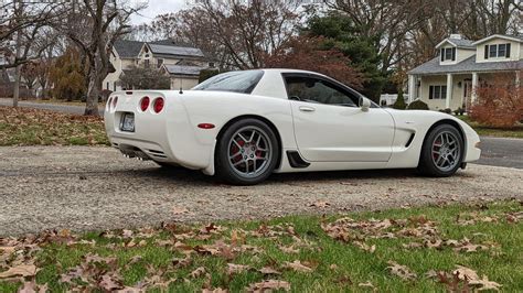 Rare Speedway White 2001 Corvette Z06 For Sale~1 Of 137 W Red Interior