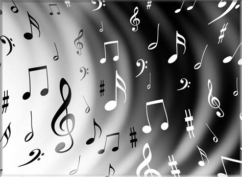 Best Black And White Music Notes 9924