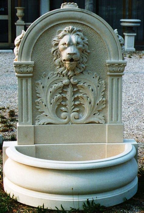 Natural stone aquarock garden fountain kit. wall fountain in italian limestone - design by Garden ...