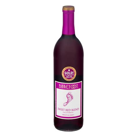 Barefoot Barefoot Sweet Red Wine 750 Mililitre 750 Milliliters