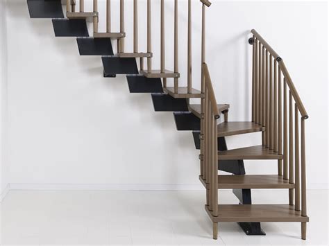 Winders are steps that are narrower on one side than the other. Genius RA070 Winder Staircase | The Staircase People | Spiral, Modular & Space Saving Stair Kits UK