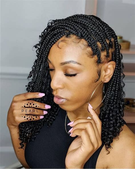 Braided Hairstyles For Black Women Cornrows Big Box Braids Hairstyles