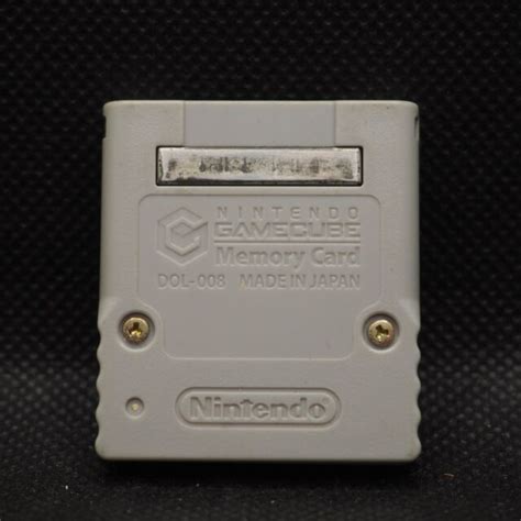 Official Grey Nintendo Gamecube Memory Card 59 Block 4mb For Sale