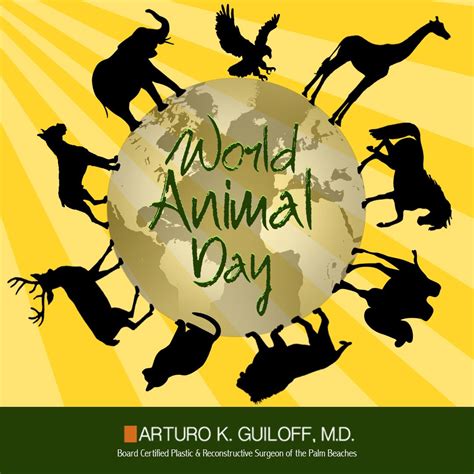 World Animal Day Pet Day National Animal Day Animals Of The World