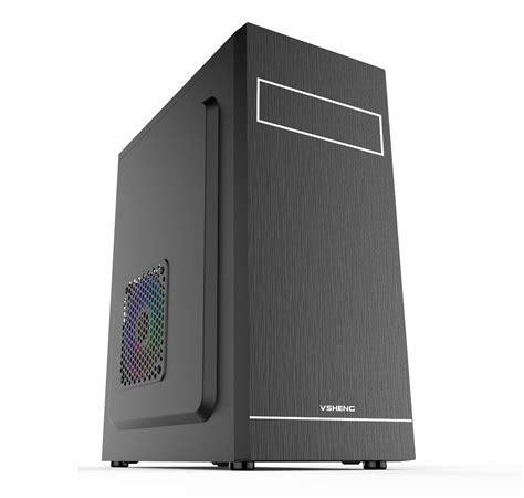Factory Direct Sale Office Gaming Computer Case Tempered Glass Atx Pc