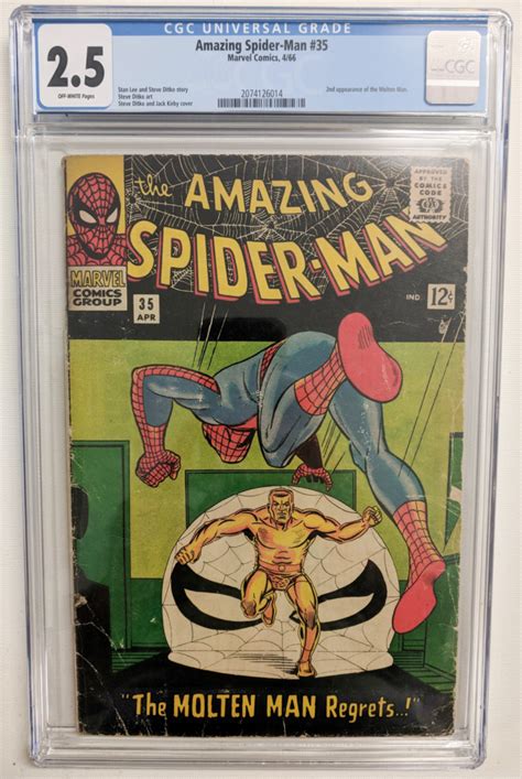 1966 The Amazing Spider Man Issue 35 Marvel Comic Book Cgc 25