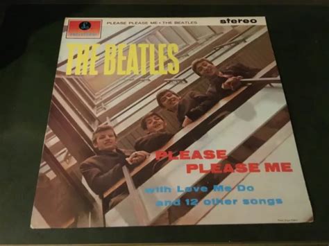 The Beatles Please Please Me Uk 1st Silver And Black Pressing Stereo