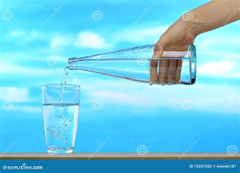 Drinking Water Stock Photo Image Of Drinking Natural 73207382