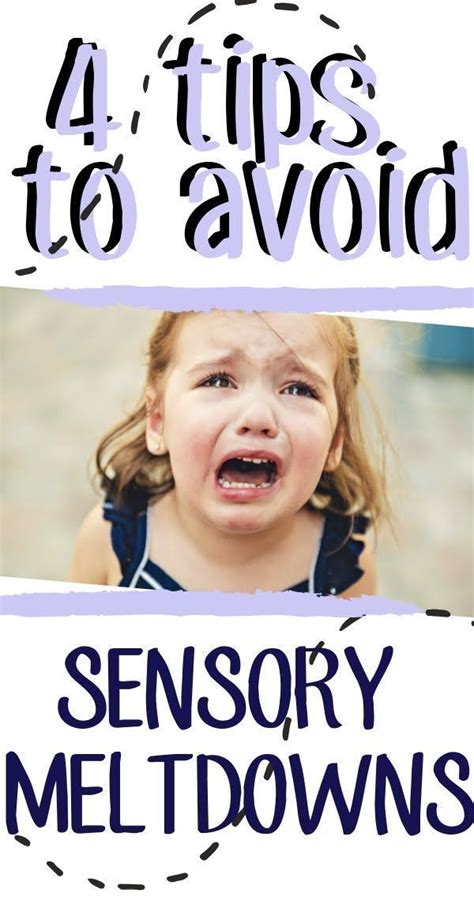 The 4 Easiest Things You Can Do Today To Avoid A Sensory Meltdown | Sensory, Meltdowns, Sensory ...