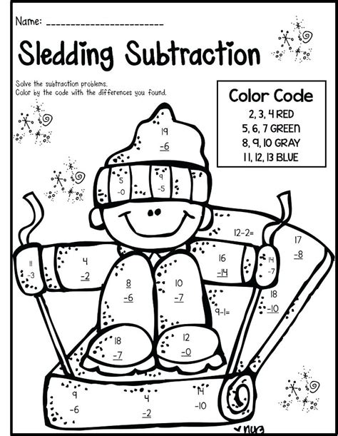 Math Facts Coloring Pages At Free Printable