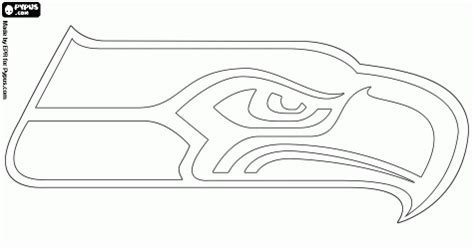More images for seahawks football coloring pages » Seattle Seahawks logo, football team in the NFC West ...