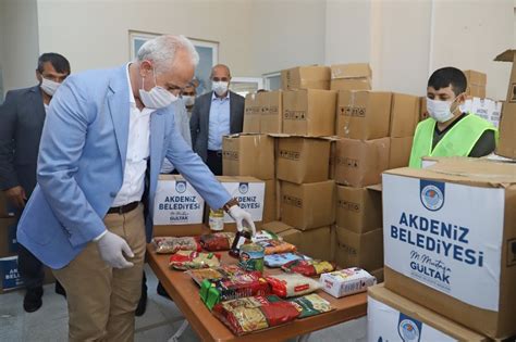 akdeniz belediyesi nden ihtiyaç sahiplerine ramazan kolisi desteği mersin haberleri