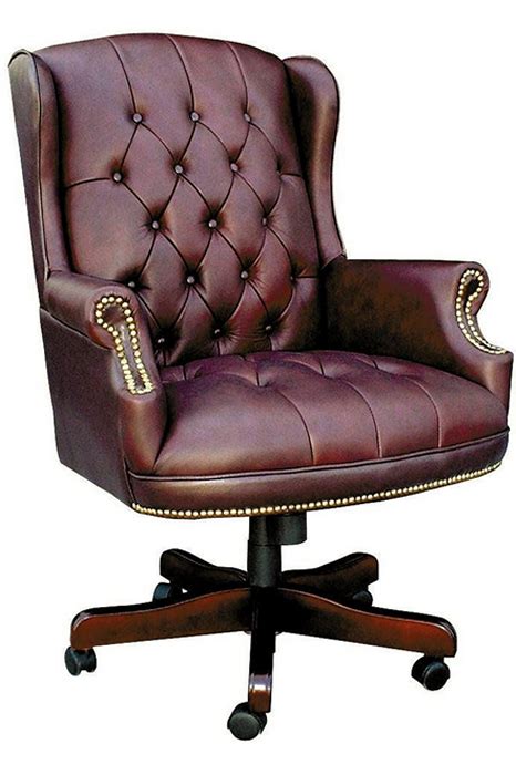 Chairman Large Traditional Executive Leather Office Chair