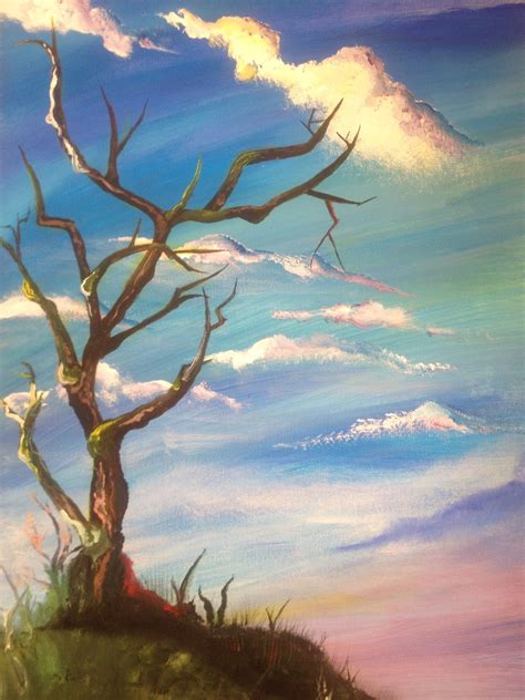 Dead Tree Art Painting Tree