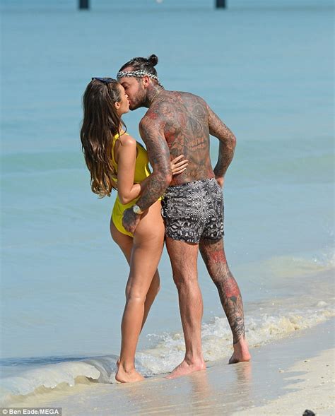 TOWIE S Megan Mckenna Displays Posterior In Swimsuit With Babefriend Pete Wicks In Dubai Daily