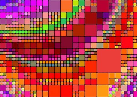 Squares Art Abstract Color Modern Colorful Free Photo