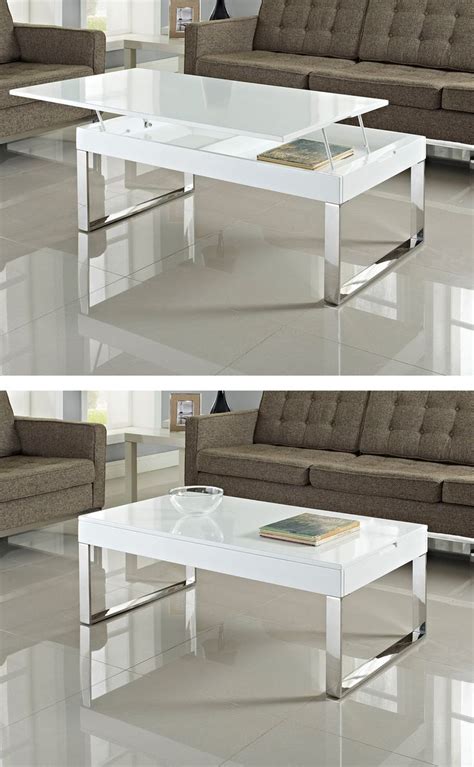 It offers a dark brown finish of the wood to add some elegance and sophistication to your decor. Coffee Tables That Lift Up | Roy Home Design